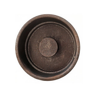 One-piece forged iron bowl