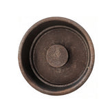 One-piece forged iron bowl